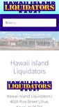 Mobile Screenshot of hawaiiislandliquidators.com